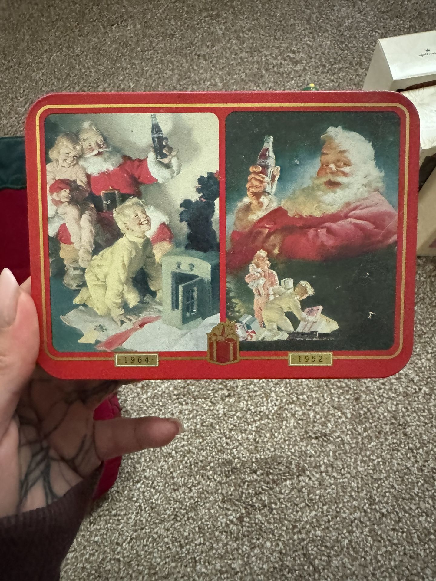 Vintage Coca Cola Playing Card Box