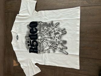 Large white Travis Scott Cactus Jack x Sp5der Days Before Rodeo III Tee
