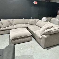 Trendy Cloud Sectionals Only @ Mattress & Furniture Express!!! Same Day Delivery 🚚 