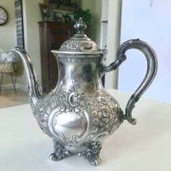 Vintage 1960’s Reed & Barton Regent Hand Chased Coffee Server