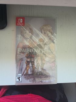 Brand new Nintendo switch game Final Fantasy Tactics