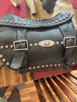 Two large Harley-Davidson Leather Saddlebags