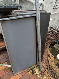 Metal shelf