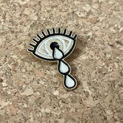 Teary Eye Enamel Pin