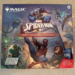 MTG Marvel Spider-Man Scene Box - ART CARDS, EASELS & PACKAGING ONLY