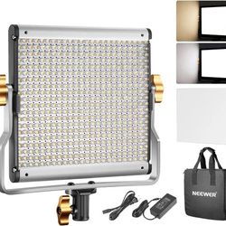 Neewer Dimmable Bi-Color LED with U Bracket Professional Video Light for Studio, YouTube Outdoor Video Photography NEW