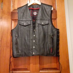Pre-owned Men's Size L Milwaukee Leather Vintage Vest 
