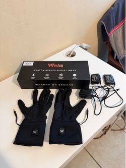 Weston Heated Gloves Size M – Warmth On Demand w/ 2 Batteries