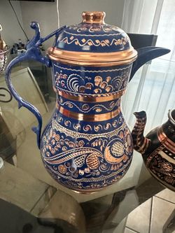 Handmade Turkish copper pots