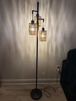 Rattan Floor Lamp