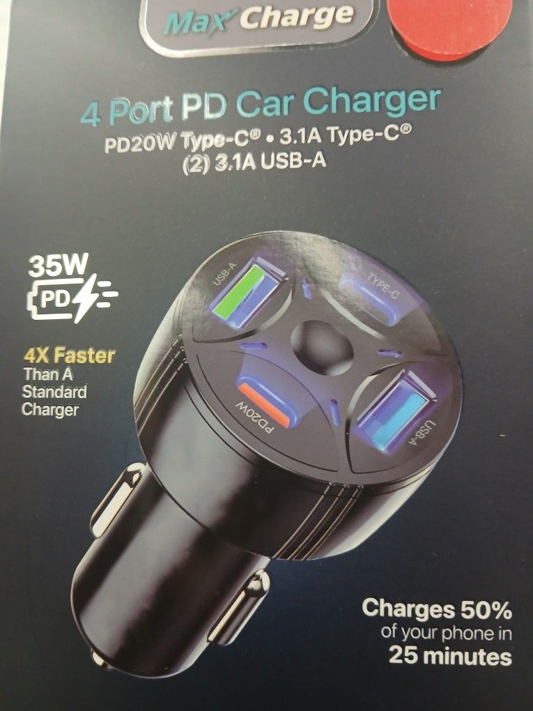 Cigarette Lighter Charging Port