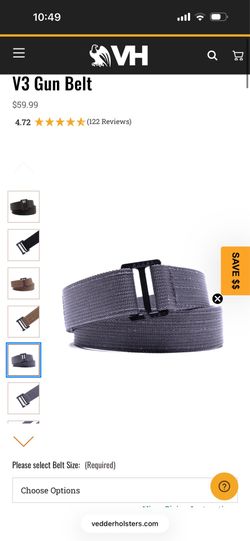 Like New Vedder V3 edc belt