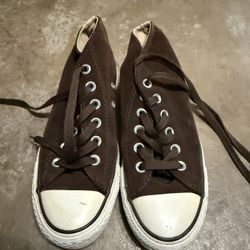 Brown Suede Converse M4/W6