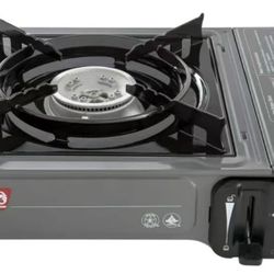 Coleman Tabletop Butane Gas Camping Stove, 1-Burner, Gray. Walmart price is $38.94 plus tax.