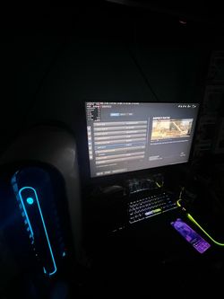 Alienware gaming pc and Monitor