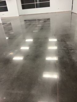 Polish concrete