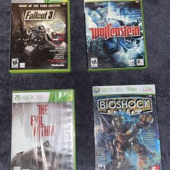 Xbox 360 Bundle Of 4 Games Tested And Working