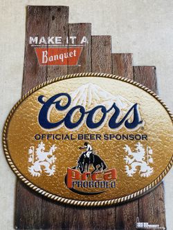 Coors Rodeo Sign