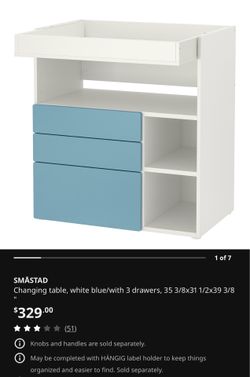IKEA baby changing table/dresser worth $329 new