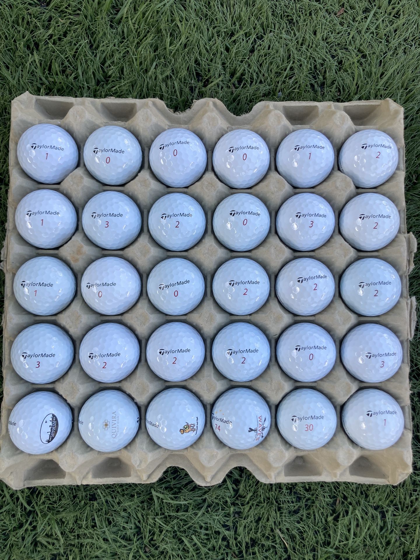 30 Golf ⛳️ Balls Taylor Made Tour Response
