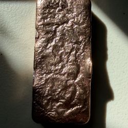 Handmade Pure Copper Bar – Close to 1 lb (exact weight shown in photos) 