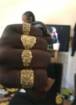 Gold rings and earrings 10k/14k