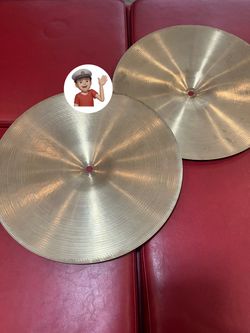 🔥 Vintage Avedis Hi Hats Cymbals drum set drums