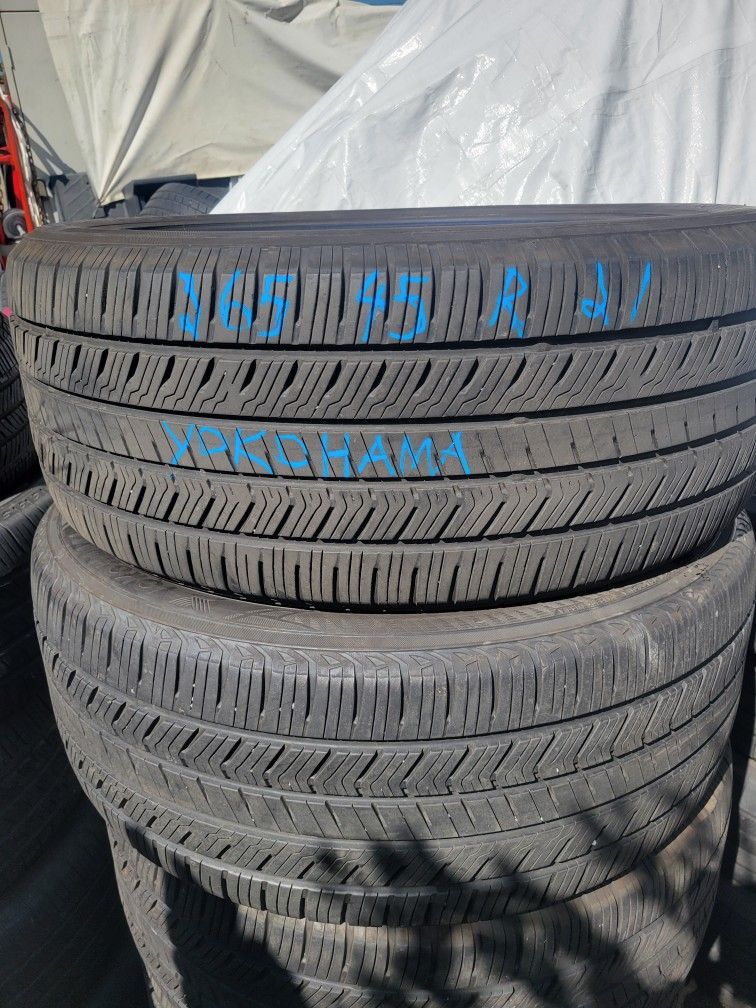 4 Contintal 265 45 Rz 21 104 W Tires With 75% Tread