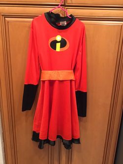 Disney Girls Incredibles Halloween Costume Size 7+
