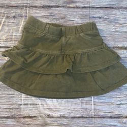 Baby & Toddler Girls Size 18 Month Olive Green Skort Skirt
