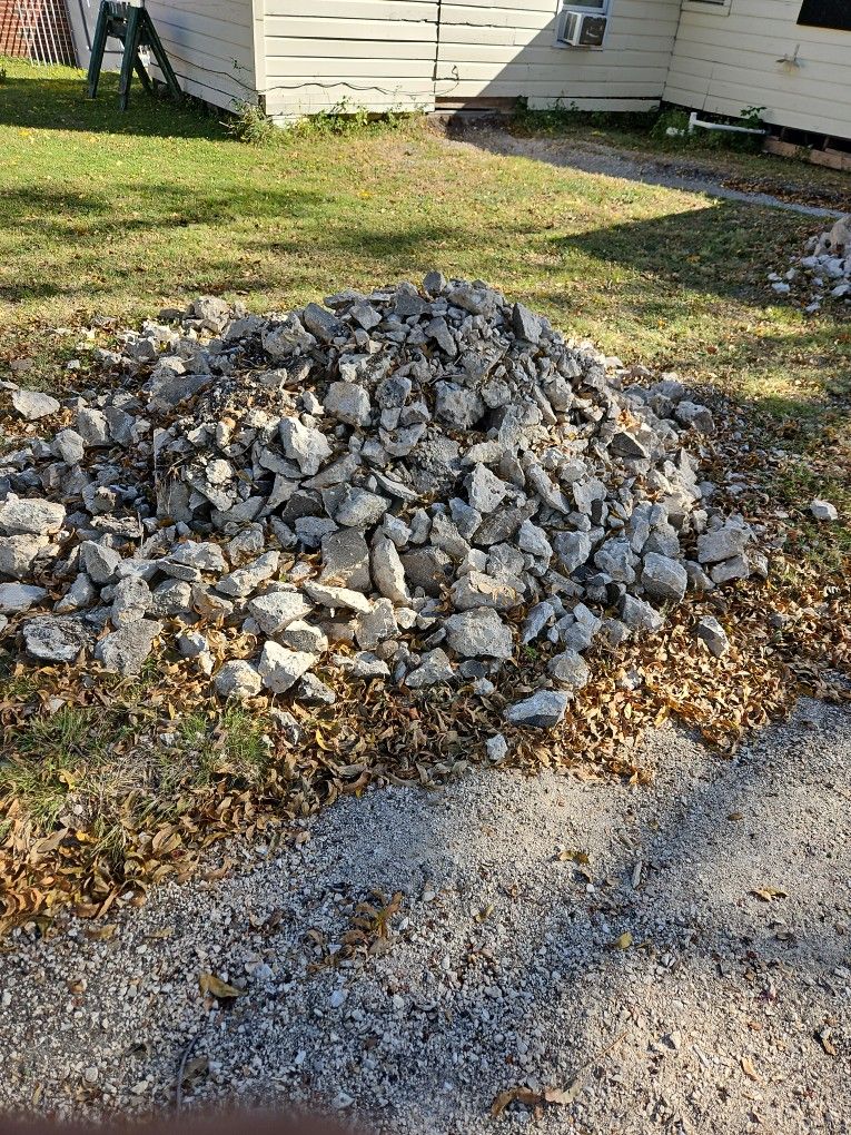 Free. 3 Tons Concrete Rubble. Free