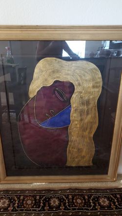 2 large paintings 5ft and 4 ft By Cassie collectors