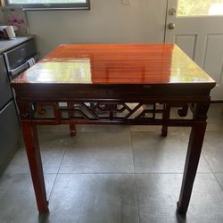 Beautiful Solid Wood Square Dining Table 