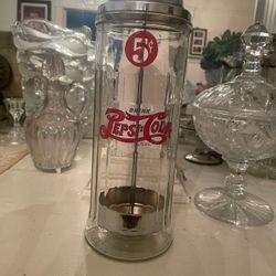 Vintage Pepsi-Cola straw holder