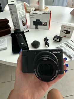 Sony ZV-1 Vlogging Camera Bundle - Like New - Includes Sony Bluetooth Grip & Accessories