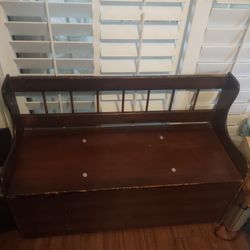 Wood Bench