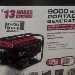 9000 watt portable generator  osha 