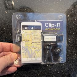 Clip-IT Anywhere Phone or GPS Mount on Car AC Vent Vertically or Horizontally