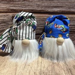 Luigi Super Mario game gnomes handmade home decor Princess Nintendo 