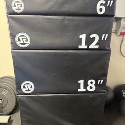 SFE Fitness Soft Plyometric Box Set – 3” 6” 12” 18” 24” – Used