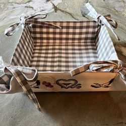 MDS Home Design France Cloth Folding Bread Basket