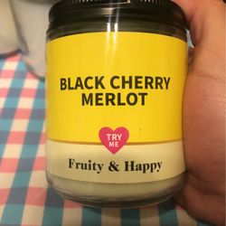 Bath And Body Works Single Wick Candle Black Cherry Merlot