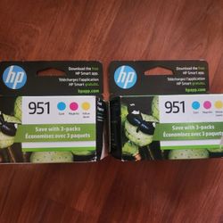 (2) HP 951 Ink 3-Packs