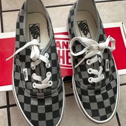 Vans Checkered Sneakers Size 6