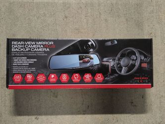 Nitro 4X4 Rear View Mirror Dash Cam + Backup Camera 1080P - New