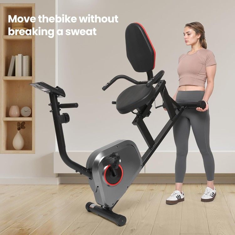 RB-HY602/USAN1055580WF
Recumbent Exercise Bike Stationary Bike Exercise Bikes for Home with 8 Levels Magnetic Resistance 300 LBS Weight Capacity