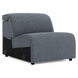 Bliss Weathered Charcoal Armless Chair
