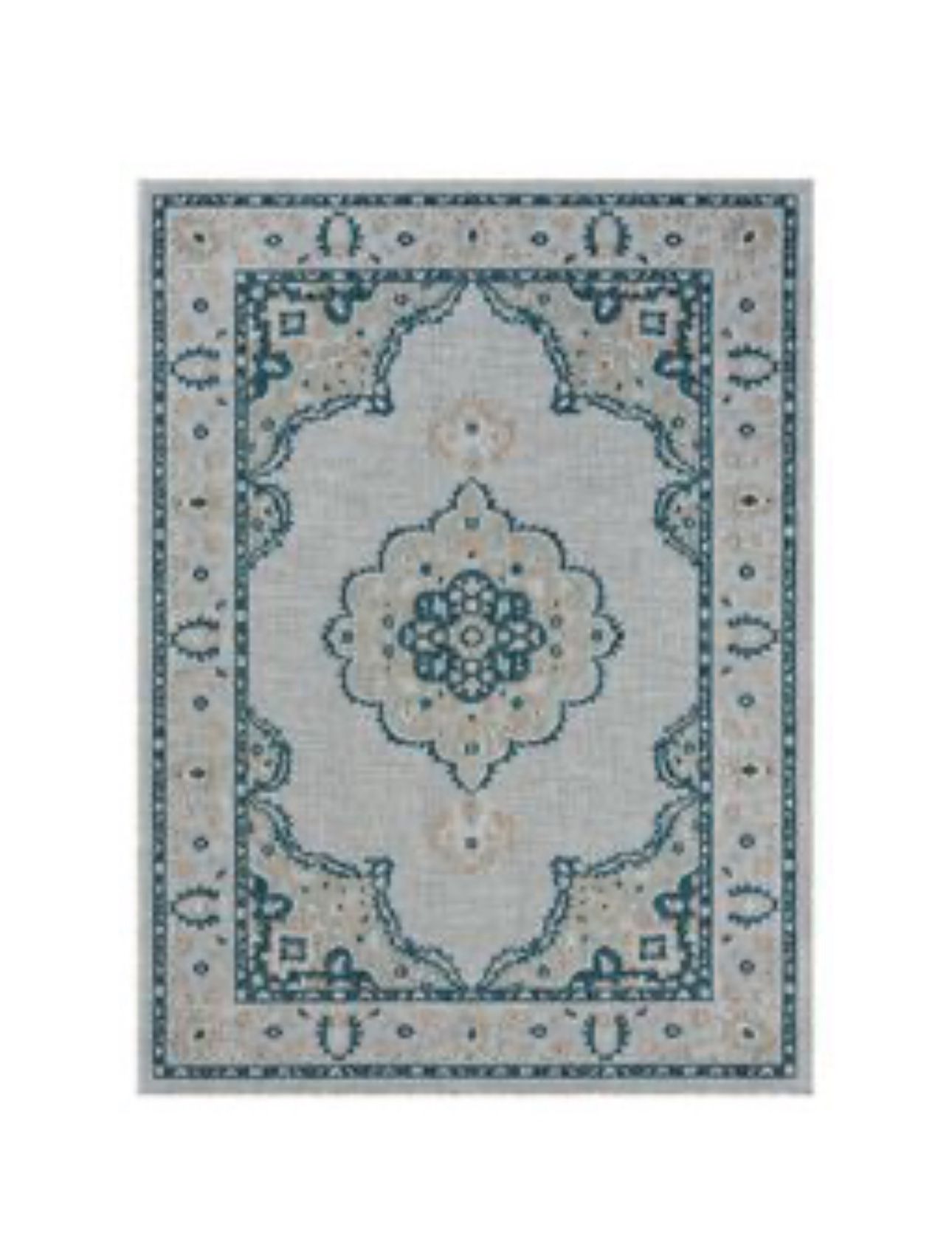 8/10 Outdoor Indoor Traditional Design Rug
