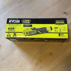 Ryobi High Pressure Tire Inflated