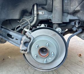 Brakes, rotors, suspension, for maintenance